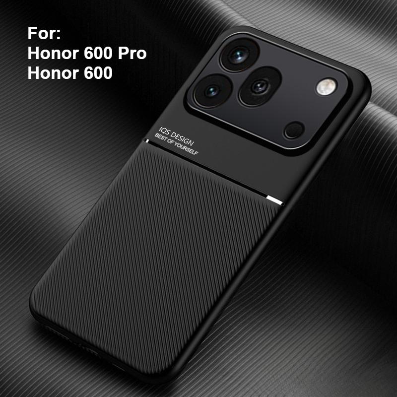 For Honor 600 600 Pro Case Luxury Skin-Friendly Leather Magnetic Ultra-thin Cover For Honor 600 Pro Shockproof Bumper Funda