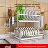 Beying 304 Stainless Steel 2-Tier Countertop Dish Drying Rack