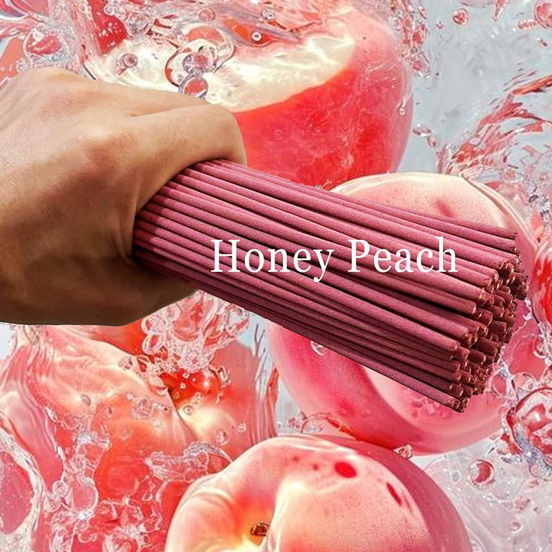 Honey Peach Aromatherapy Wood Sticks Home Decoration Hotel And Spa Atmosphere Perfect Choice For Holiday Gifts