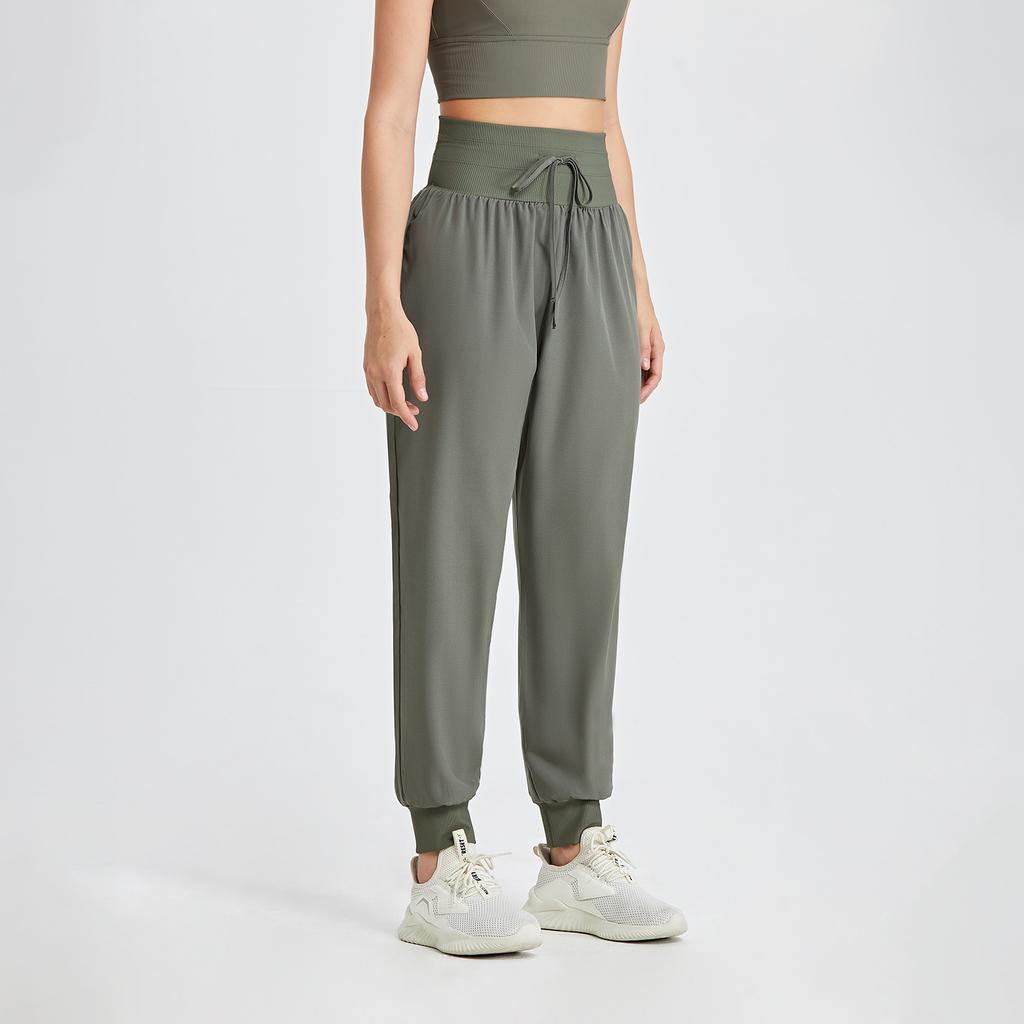 Sweatpants High Waist Drawstring Fitness Quick-drying Yoga Pants Loose Casual Harlan Leggings Running Sports Sunscreen Pants Women