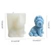 Puppy Candle Molds Lovely Dogs Silicone Mould DIY Baking Molds Craft Soap Mould