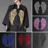 Dreamy Feather Wings Rainbow Embroidered  Badges Clothing Accessories Sequin Patches