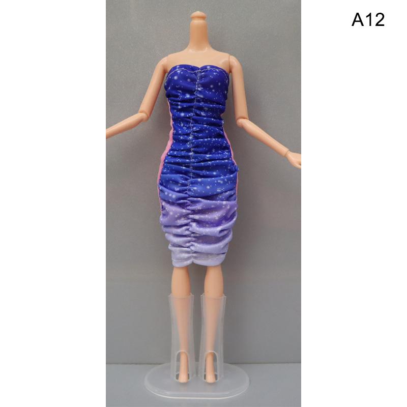 1Set Fashion Outfits for 1/6 Doll Casual Skirt Vest Shirt Pants Dress Dollhouse Accessories Clothes