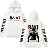 2026 Hot Sale Anime Baki The Grappler Baki Hanma Double Sided Printed Hoodie Men Women Fashion Hip Hop Autumn Vintage Printed Sweatshirt