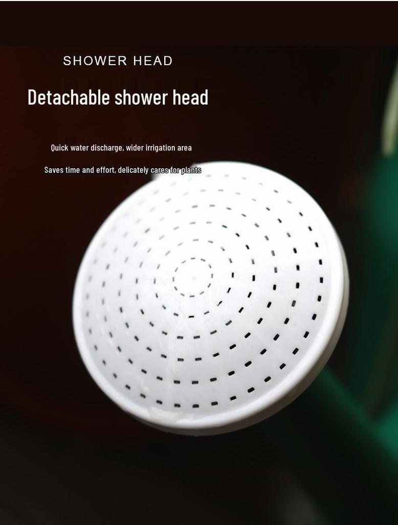 Large Capacity Plastic Watering Can for Garden, Balcony, and Flower Plants with Long Spout