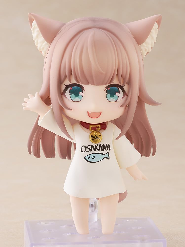 GOLDENHEAD PLUS Nendoroid My Cat is a Girl and Cute Kinako Plastic Painted Movable Figure She's Non-scale