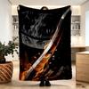 Demon Slayer Print Blanket - Soft & Comfortable, for Bedroom, Travel, Sofa, Home Decoration - Birthday Christmas Gift for Friend