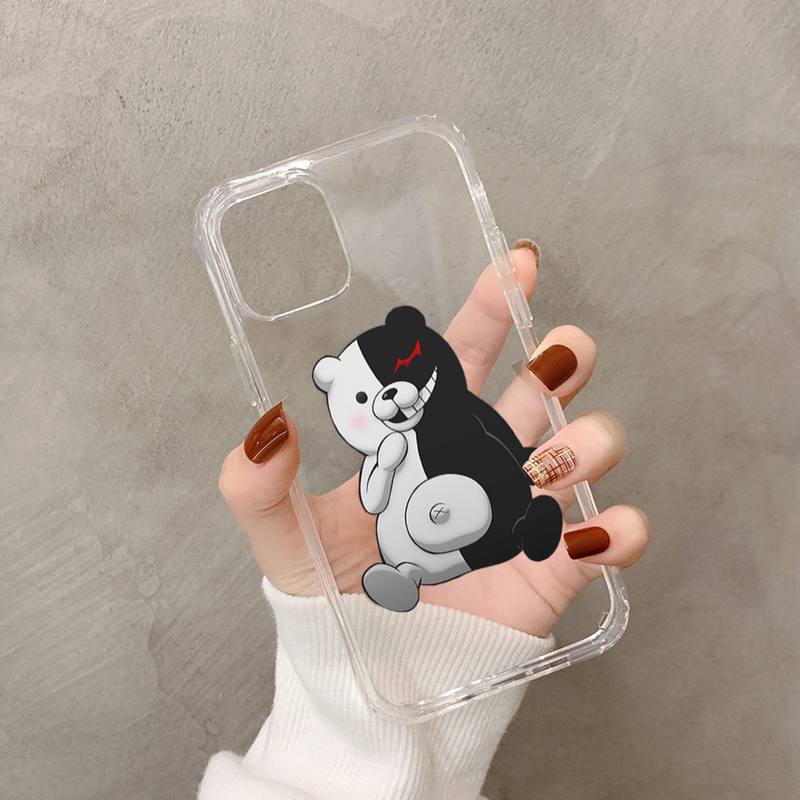 Danganronpa Junko Enoshima Monokuma Phone Case for iphone 13 11 12 pro XS MAX 8 7 6 6S Plus X 5S SE 2020 XR case