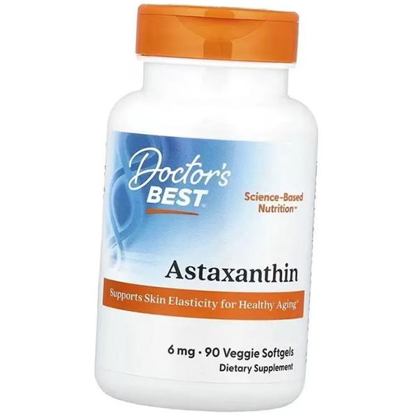 Astaksantyna z AstaReal, Astaksantyna 6, Gelcaps Doctor's Best 90veg (70327009)