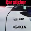 Confezione da 4 Stemmi per Auto Decorazioni per la Carrozzeria Adesivi Styling Auto Decalcomanie Decorazione Esterna per Kia Sportage Ceed Picanto Rio ProCeed Niro