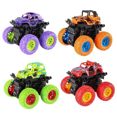 Inertia Four-Wheel Drive Off-Road Vehicle, Children'S Simulation Stunt Model Car, Drop-Resistant Car Night Market
