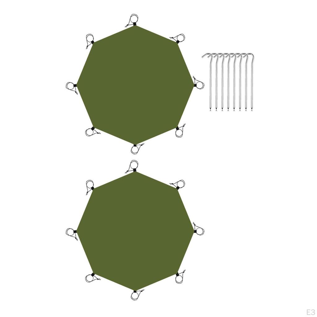 Durable Octagonal Tent Ground Cover for Outdoor Adventures