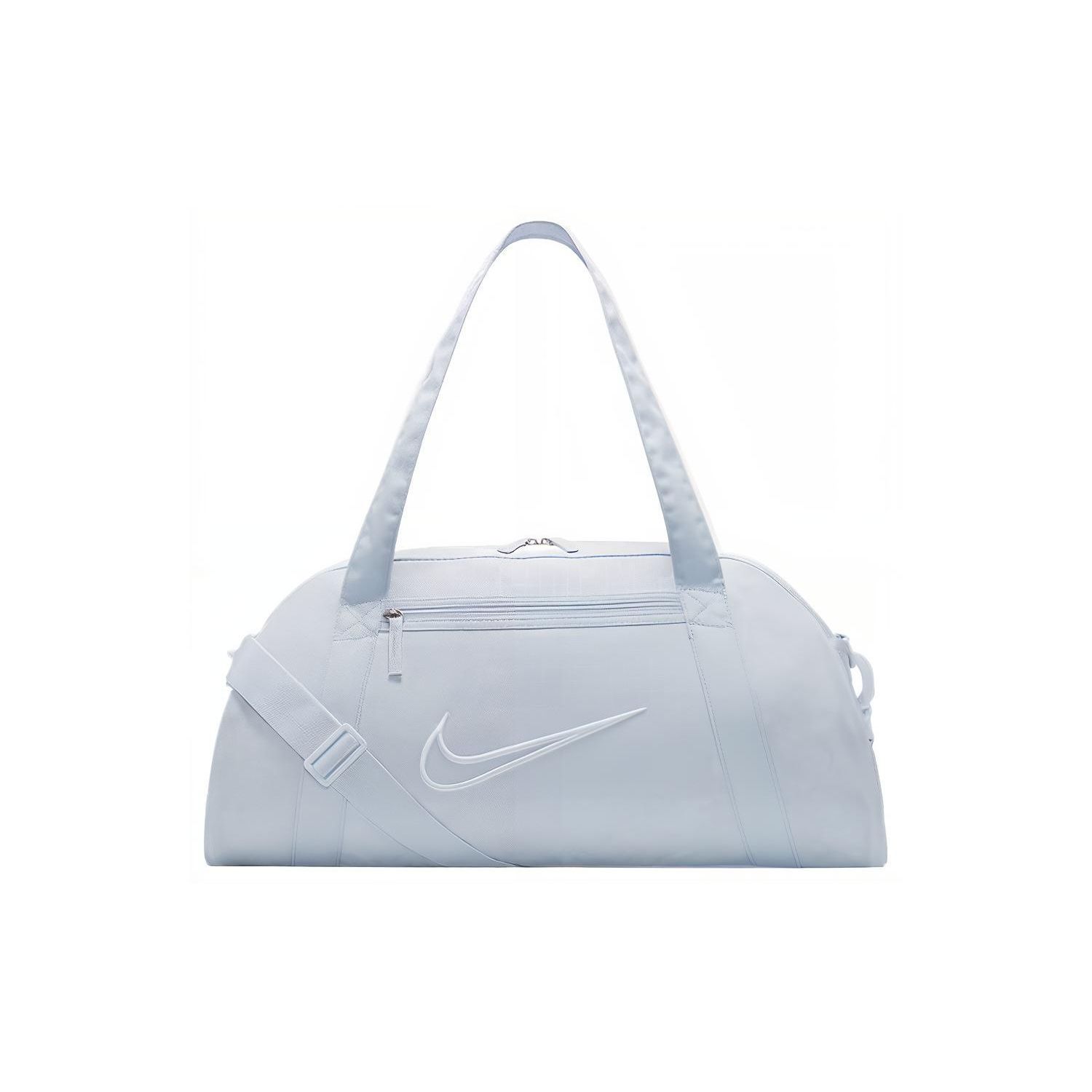 

Nike Logo Adjustable Shoulder Strap Fabric Gym Bag Large Unisex bags Football-Grey White DR6243-085 Soccer Gray/White