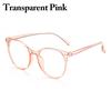 Trendy Office Anti Blue Light Glasses for Women Fashion Transparent Jelly Color Computer Glasses Blue Ray Blocking Lens Eyewear