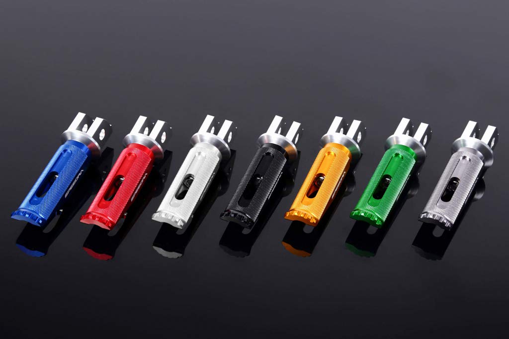 SSK machined aluminum step racing type for riders Mounting part color: Silver Step Bar Color: Blue YAMAHA YZF-R25/YZF-R3/MT-25/MT-03