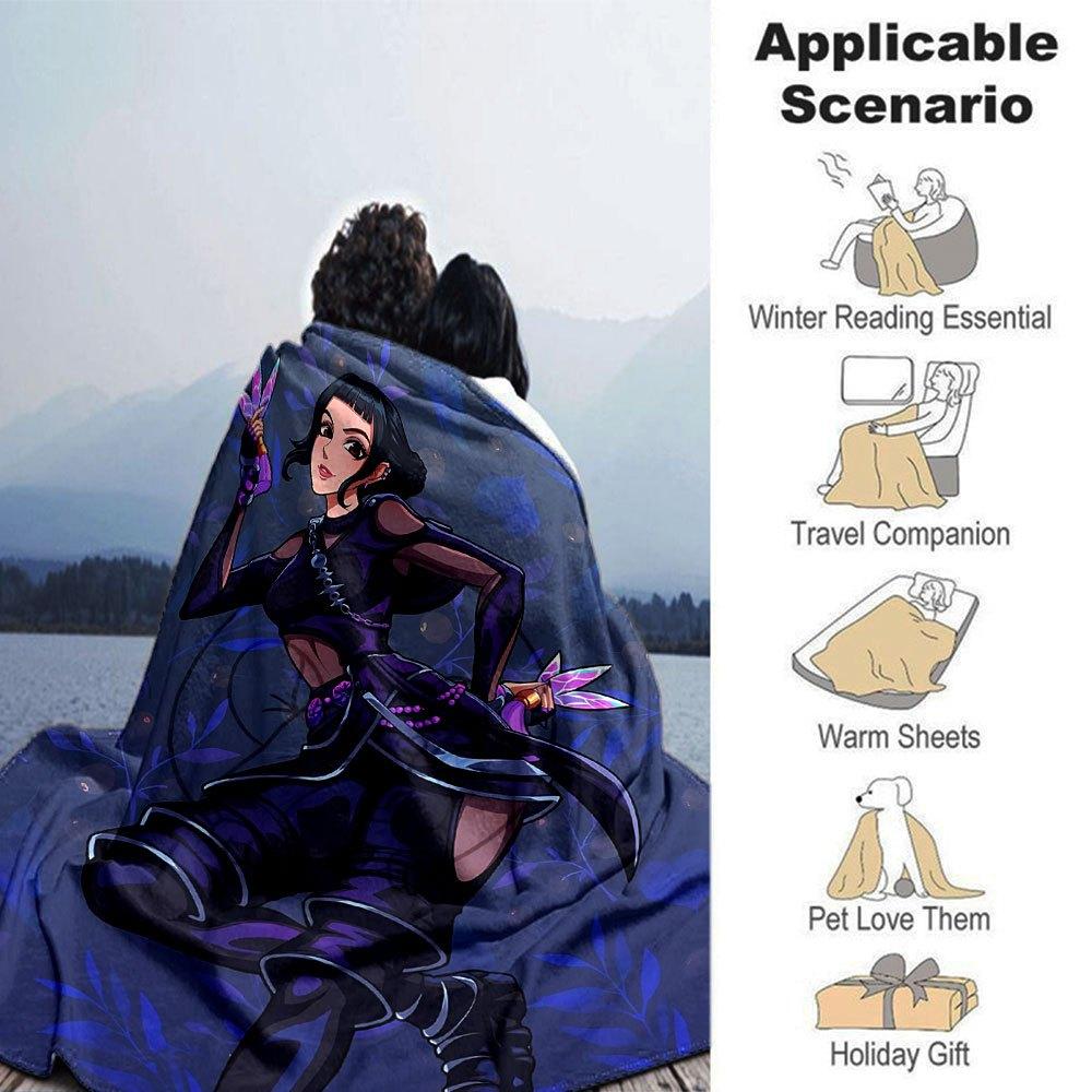 1pc hunter x (26) Blanket Soft Warm Throw for Home, Office, Travel All Season Cozy Bedding Gift, Office Cozy AccessoryB2