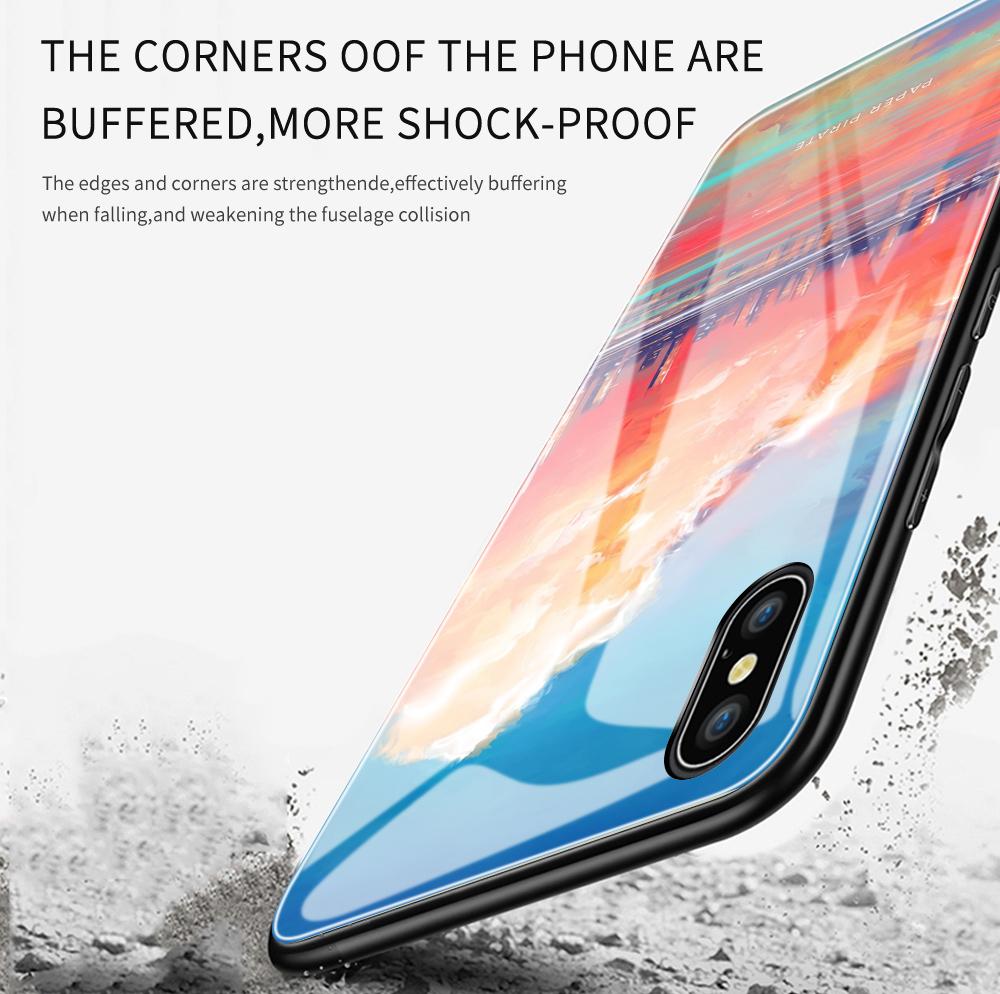 Tempered Glass Phone Case For OPPO Reno13 Reno14 Realme 11 12Pro 14 GTNeo6 C21Y C53 C75 OnePlus Nord2 NordCE3Lite Soft Edge Shockproof Smooth Shell