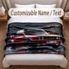 Other Similar Designs Theme Soft Blanket Personalized Custom Name Text Print Warm Blanket Home Sofa Bedroom Decor
