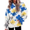 Women's Fashion Daily  Casual V-Neck Long Sleeve Printed Top