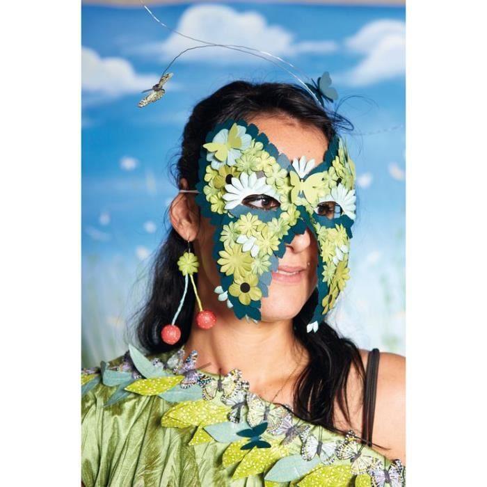 Butterfly Paper Mask 2 Pieces - ARTEMIO - White - Adult - Mixed