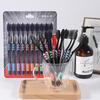 10PCS/Pack Soft Bamboo Charcoal Nano Toothbrush Black Tooth Brush Dental Personal Teeth Care