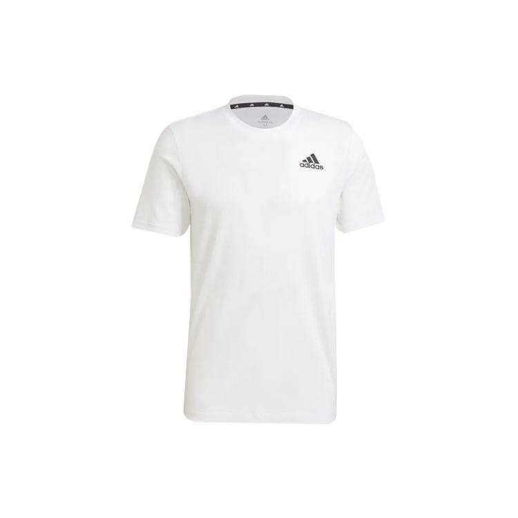 

New Adidas Set in Sleeve T Shirt Men s White GR0517 XXL