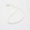 Sakuya Baby Pearl Shell Pearl Long Necklace, White Pearls, 4mm, 42cm, Necklace & Jewelry Case Set (art-ne-442)