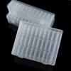 Bead Organizer Box 12/24/30Pcs Small Clear Plastic Bead Storage Containers with Hinged Lid for Storage Crafts Jewelry Organizer