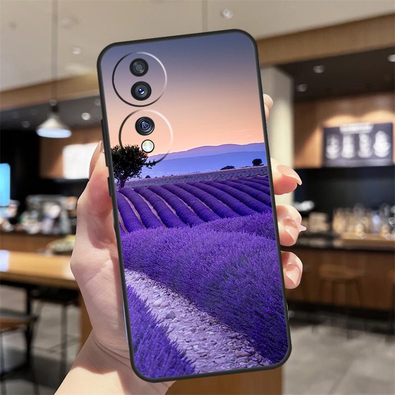 

Lavender Purple Flowers Case For Honor Magic 8 6 7 Pro Honor Win RT X8b X8c X9a X9b X9c X9d 70 90 200 400 Lite Cover Honor X9b