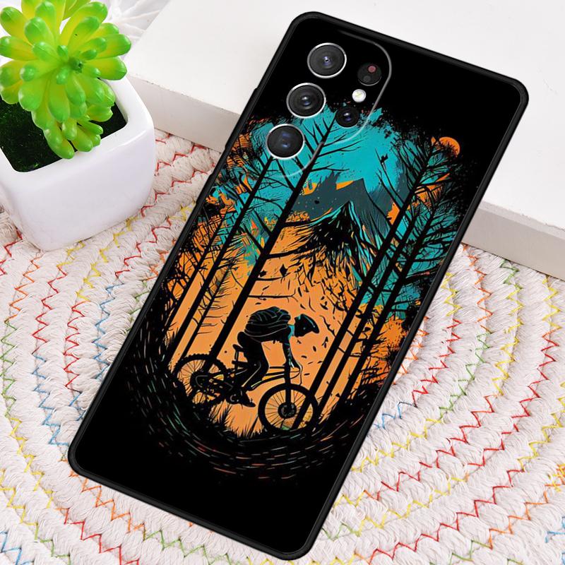 Bicycle Bike Sport Phone Case for Samsung Galaxy Note 10 Pro S26 Ultra S23 S24 FE S25 S21 S22 PLUS Shockproof Cove
