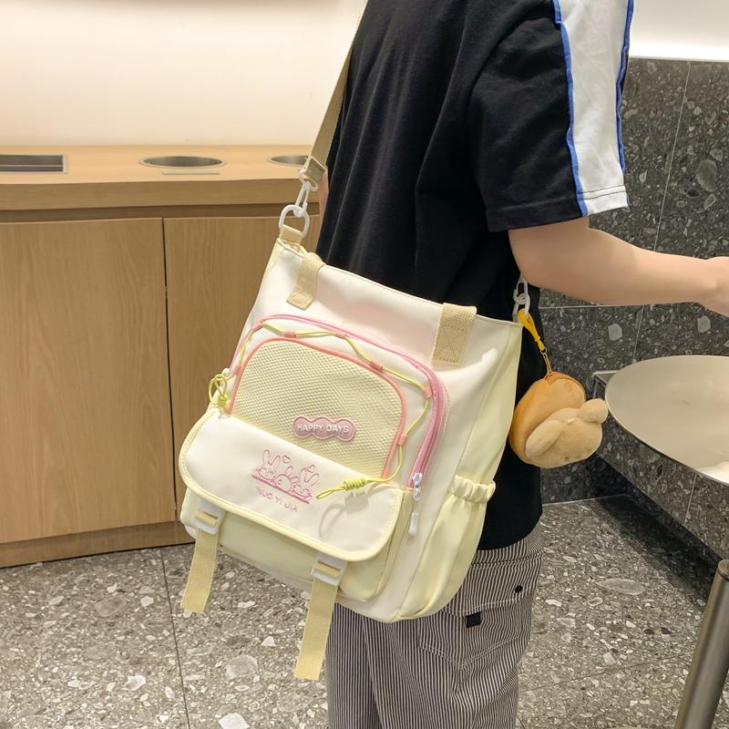 Сумка через плечо с цветными блоками — фото 5