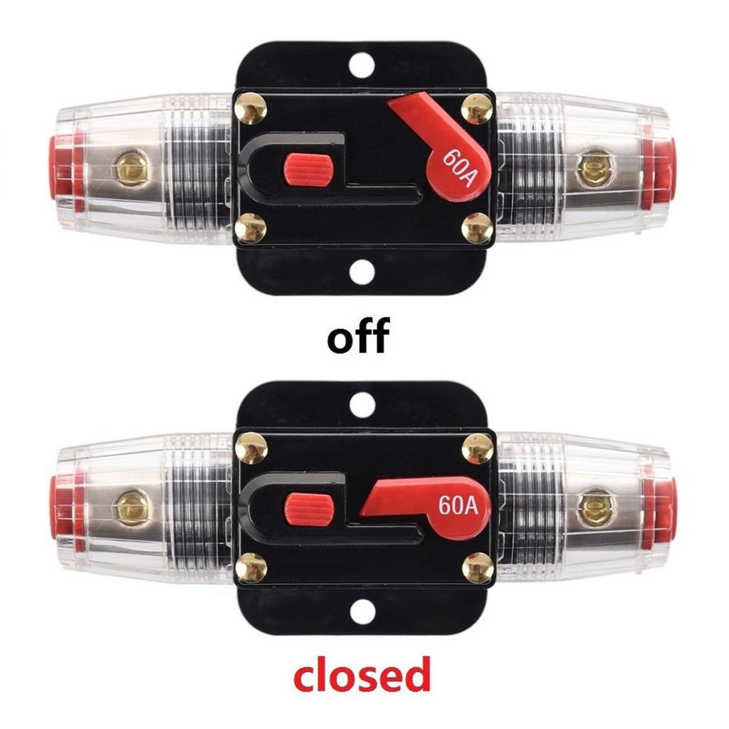 Holders 40amp 20A 30A 50A 60A 80A 100A 150A Circuit Breaker For Car Audio And Amps Overload Nverter 12V-24V Replace Fuses