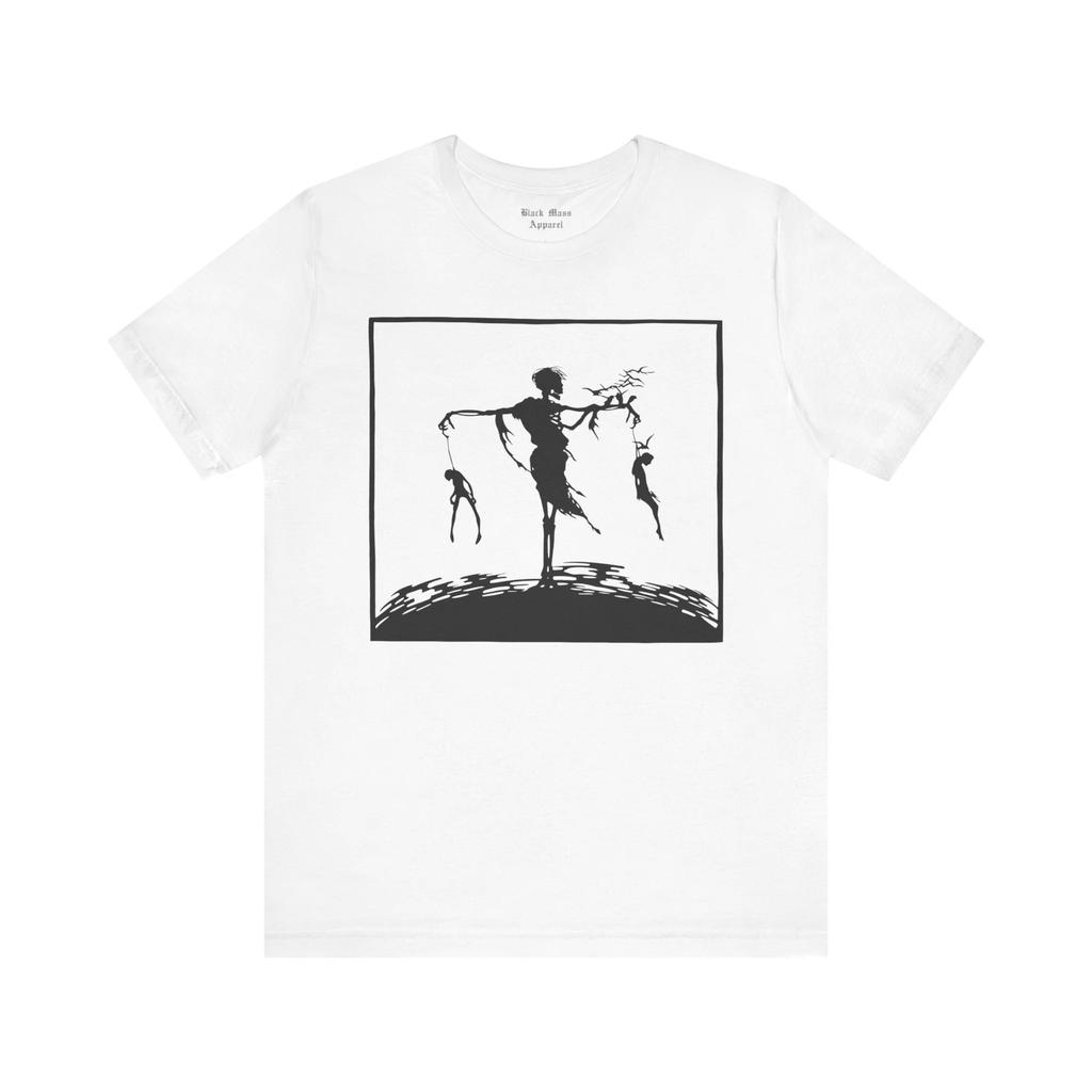 Dance of Death On The Gallows Ein Totenanz Dance of Death T-shirt Walter Draesner Vintage Art T-shirt Men's and Women's T-shirts