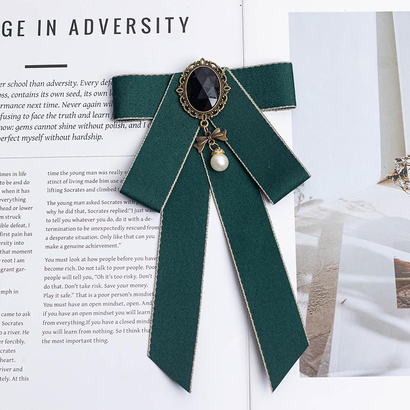 Collegiate Style Girls Neck Flower With Butterfly Tie For Office And Uniform Wear