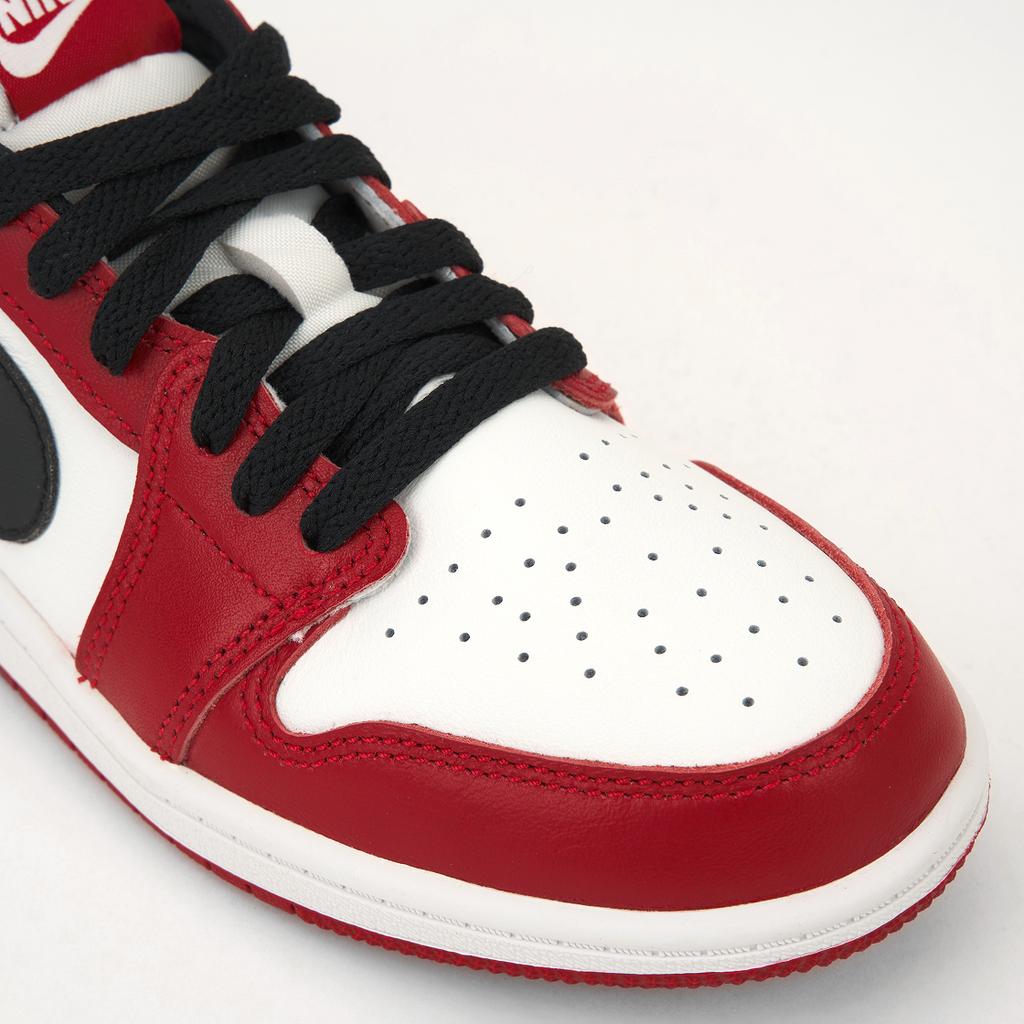 Air Jordan 1 Retro Low OG PS Chicago 2025 Scarpe da Ginnastica per Bambini Rosso Varsity-Rosso Nero HQ6996-600