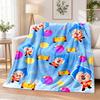 El Payaso Plim Plim Flannel Throw Blanket Soft Warm Cozy For Sofa Bed Indoor Home Bedroom Use