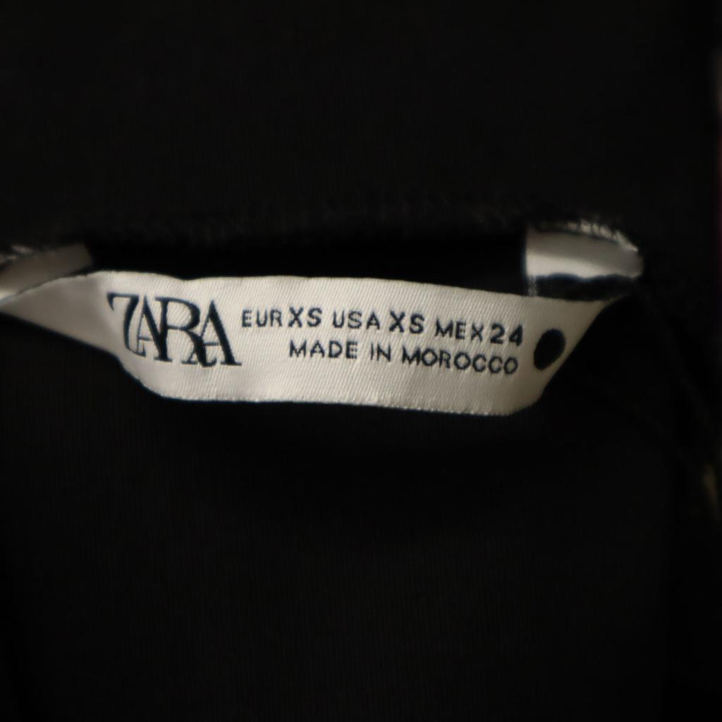 Unused ZARA No Sleeve Long Dress XS Black Women Used