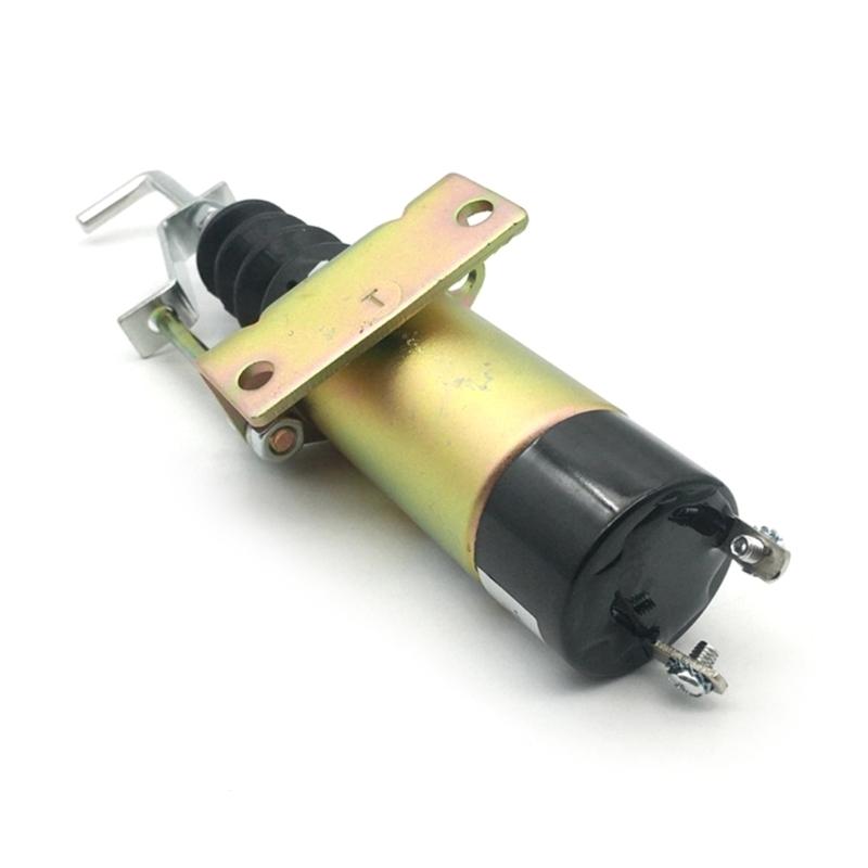 Elettrovalvola di arresto motore per generatore elettrico 12V 24V 366-07197 366-07198 Motore, SK75-8