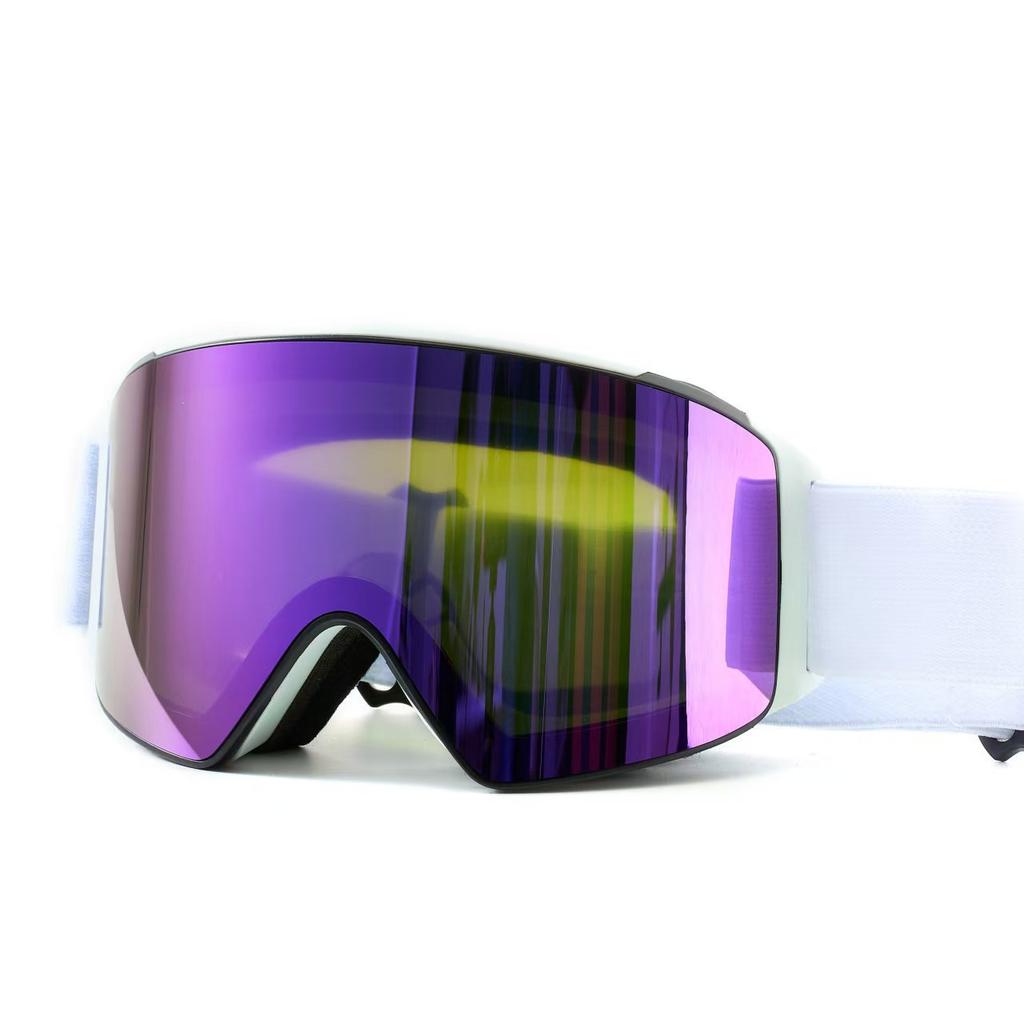 New magnetic ski goggles with double-layer anti-fog and UV protection, preventing snow blindness REVO Zengxi Kaka Myopia Ski Goggles
