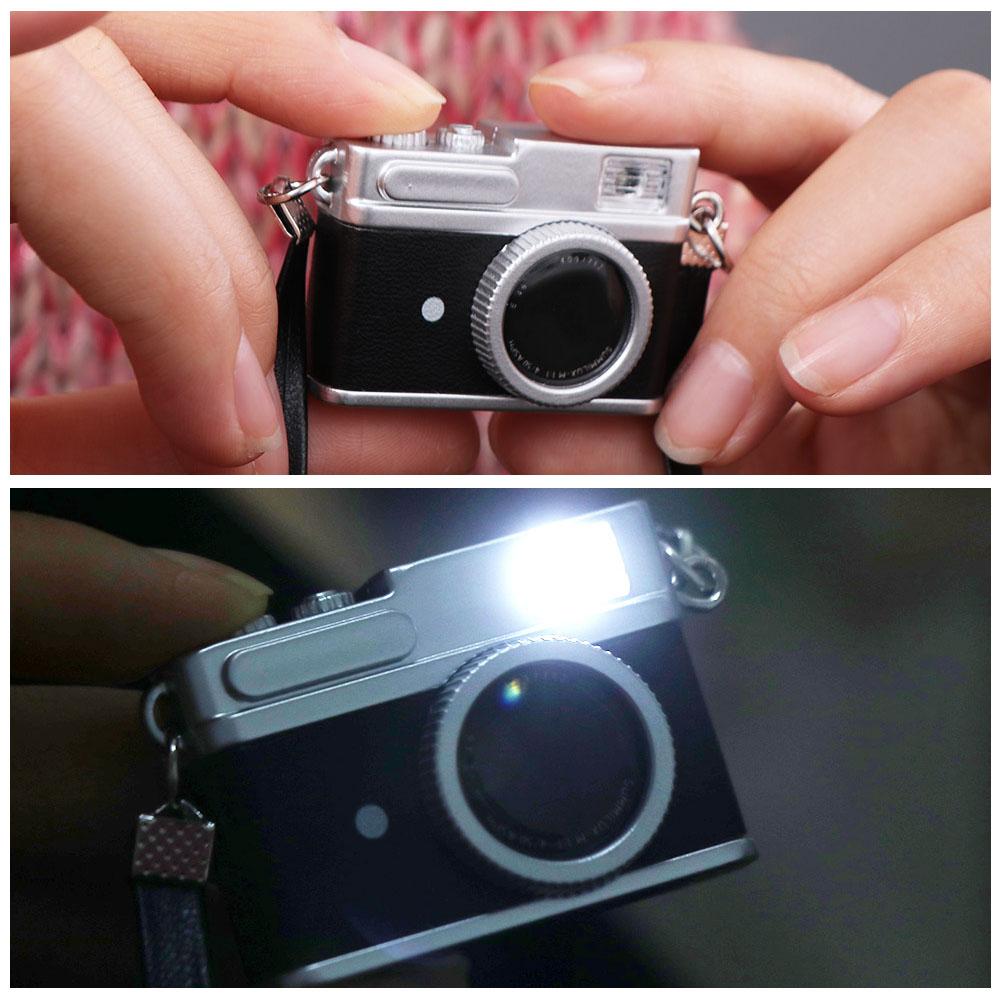 Pretend Play Simulation Camera Witn Flash Lamp Dollhouse Mini Digital Camera  1/12 Doll