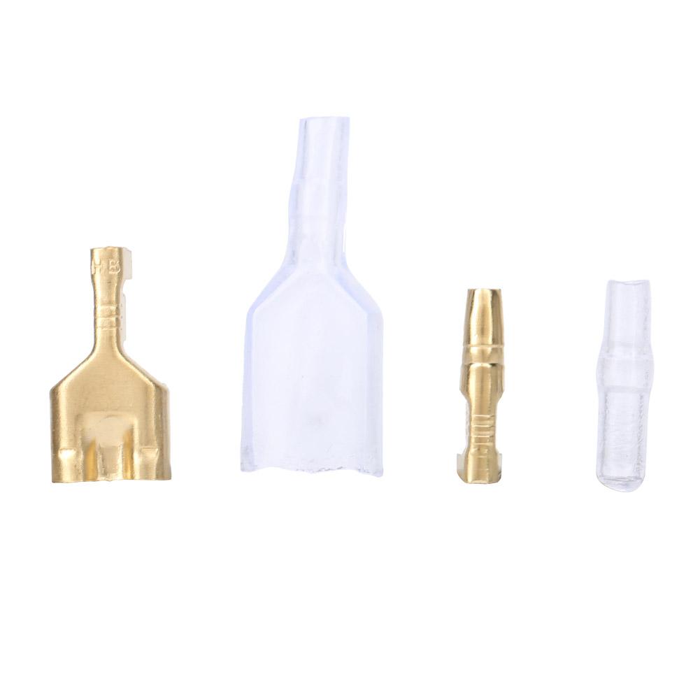 20 Set 1 to 2 Female/Male Crimp Terminals Electric Wire Connecting Tool with Sleeve