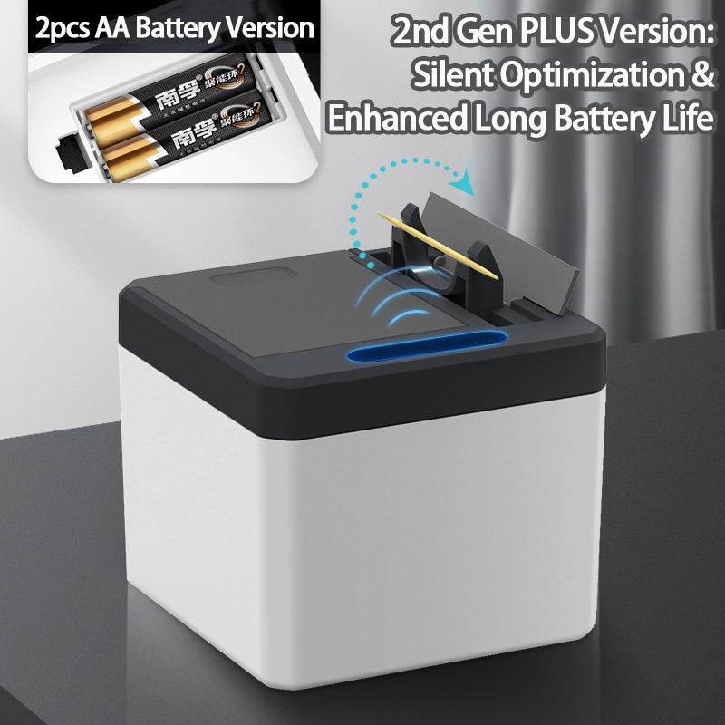 Smart Toothpick Holder Automatic Sensor Toothpick Dispenser Toothpick Container Electric Organizador Kitchen Accessories YQH005