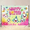 A Cartoon Underwater World Fish Themed Photography Background Suitable for Birthdays Holidays and Parties