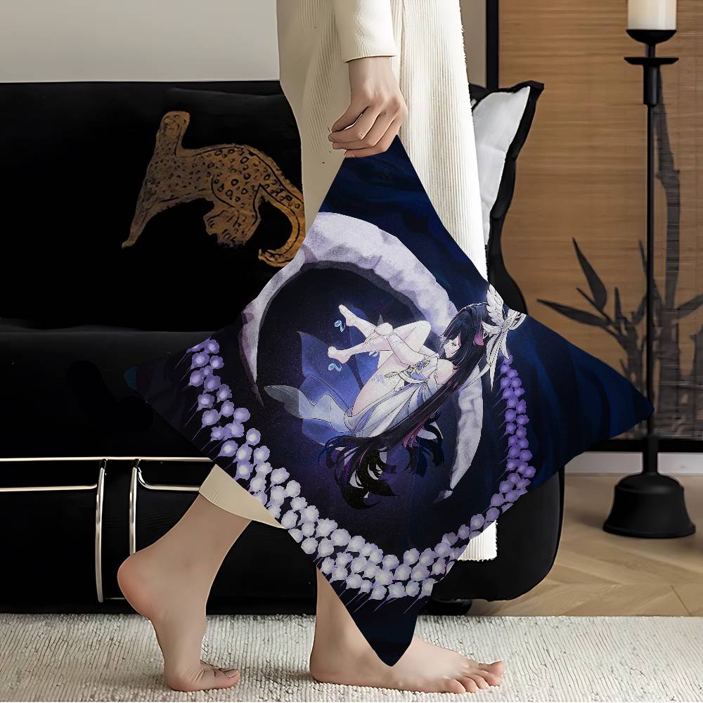 Genshin Impact Columbina Cushion Cover Decorative Pillow Sofa Home Decor case pillow cases