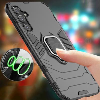 For Samsung Galaxy A34 5G Deksel Samsung A34 A04 A04E A04S A14 A54 Capas Ringholderstativ Magnetisk Panserdeksel Samsung A34