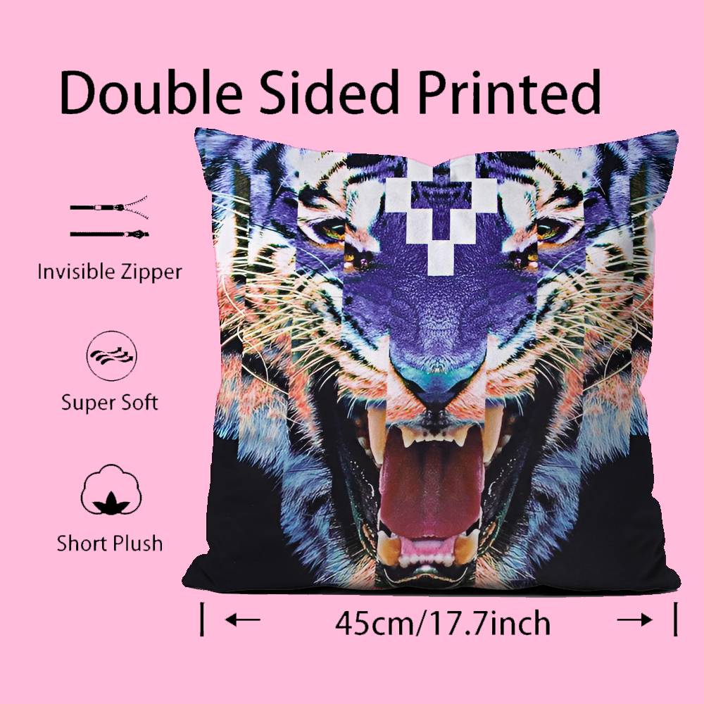 Fashion m-Marcelo b-Burlon Pillow Case Pattern Printing Pillowcase Living Room Sofa Cushion Cover Bedroom Room Decor