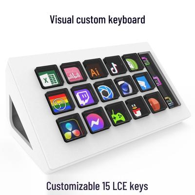 Visualisiertes benutzerdefiniertes Streamdeck: Desktop Mini Kurzbefehl- & Makro-Tastatur