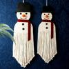 Macrame Decor Christmas Modern Decorations 2 Pieces Boho Tapestry For Home Living Room Bedroom Apartment Dorm Nursery Entryway