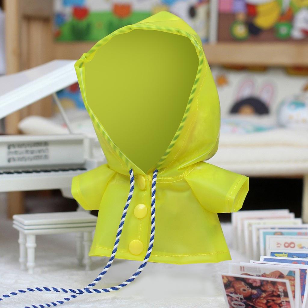 Doll Costume Set 17cm Doll Accessories Love Top Hat Bag No Doll Rainwear