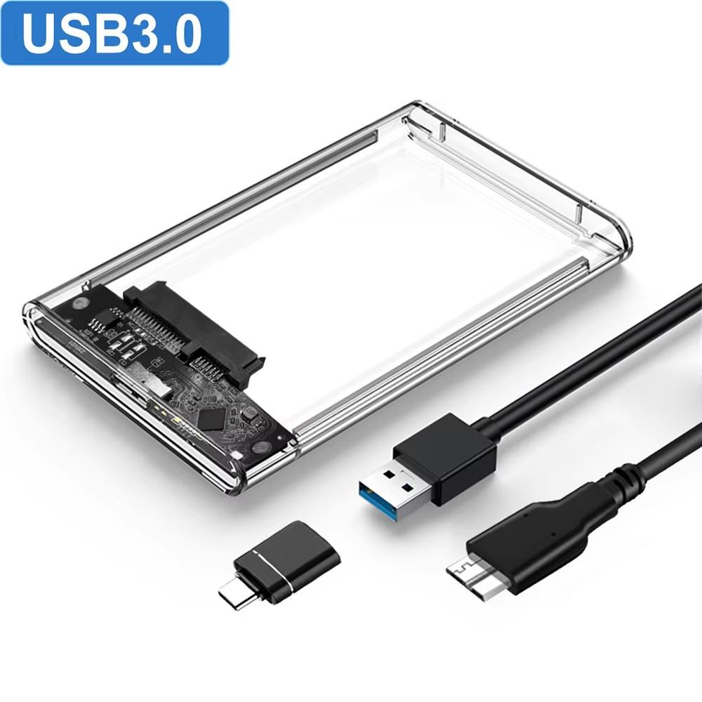 Xiaomi USB 3.0/USB3.1 HDD Case 2.5 inch SATA SSD External Hard Drive Enclosure with 5Gbps Transfer Speed Harddisk Boxs Tool-Free